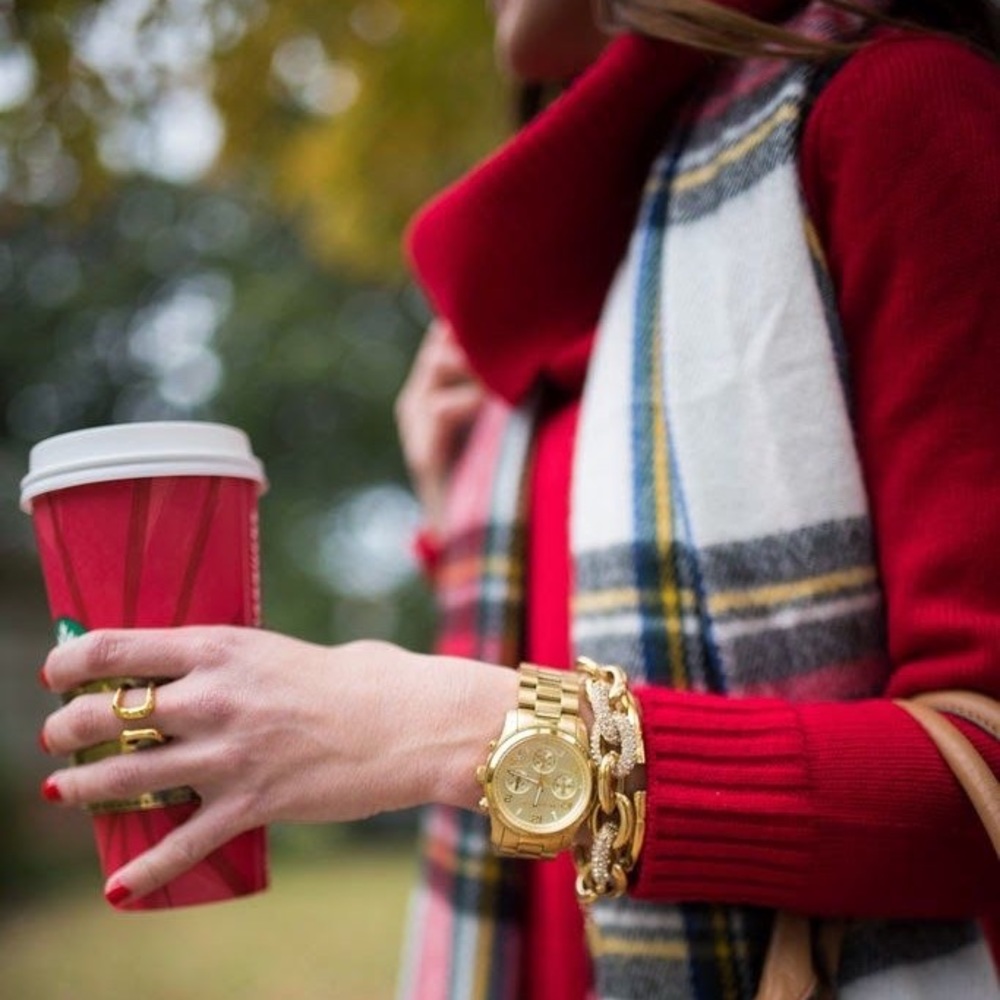 Red Cowl Neck Sweater